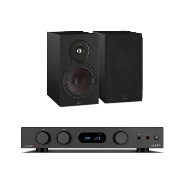 Audiolab 6000A MKII Integrated Amplifier DALI SONIK 3 Bookshelf Speakers