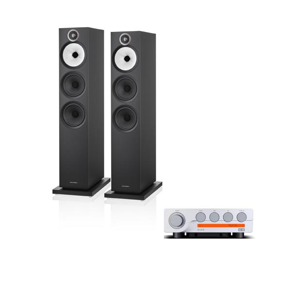 Quad 3 Integrated Amplifier Bowers & Wilkins 603 S3 Floorstanding Speakers