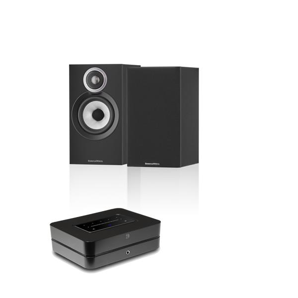 Bluesound POWERNODE (2025) Hi-Res Wireless Music Streamer / Amplifier Bowers & Wilkins 607 S3 Bookshelf Speakers