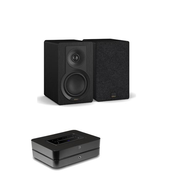 Bluesound POWERNODE (2025) Hi-Res Wireless Music Streamer / Amplifier DALI KUPID Bookshelf Speakers