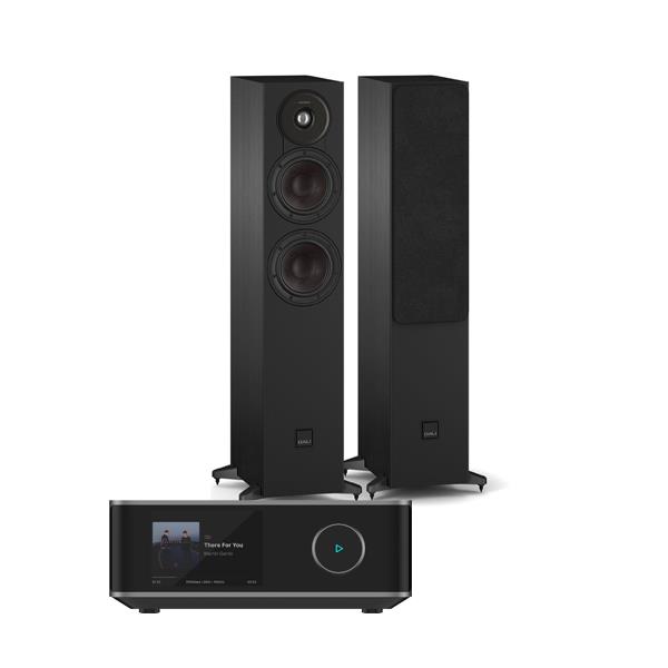 WiiM Amp Ultra Streaming Amplifier DALI SONIK 5 Floorstanding Speakers