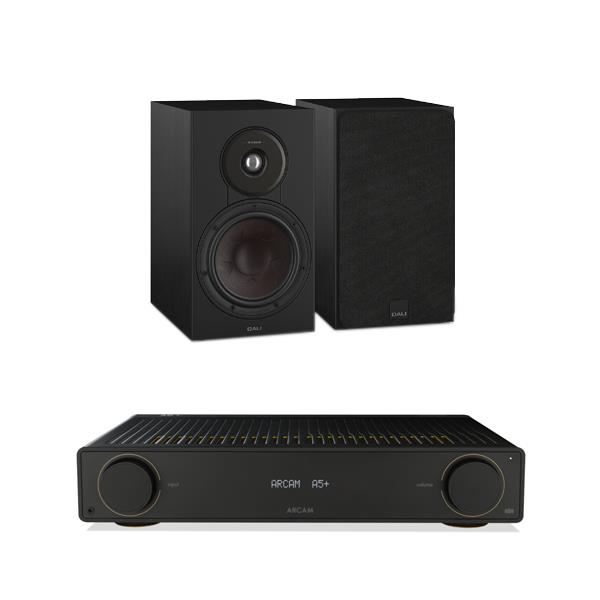 Arcam A5+ Integrated Amplifier DALI SONIK 3 Bookshelf Speakers