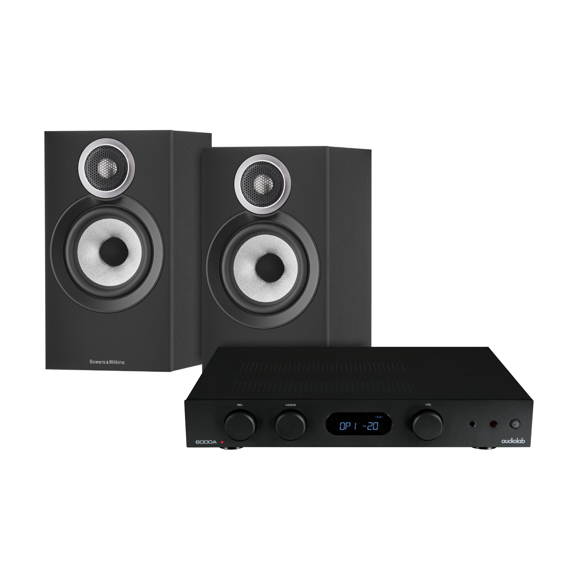 Audiolab 6000A Amplifier MK II <br>Bowers & Wilkins 607 S3 Speakers