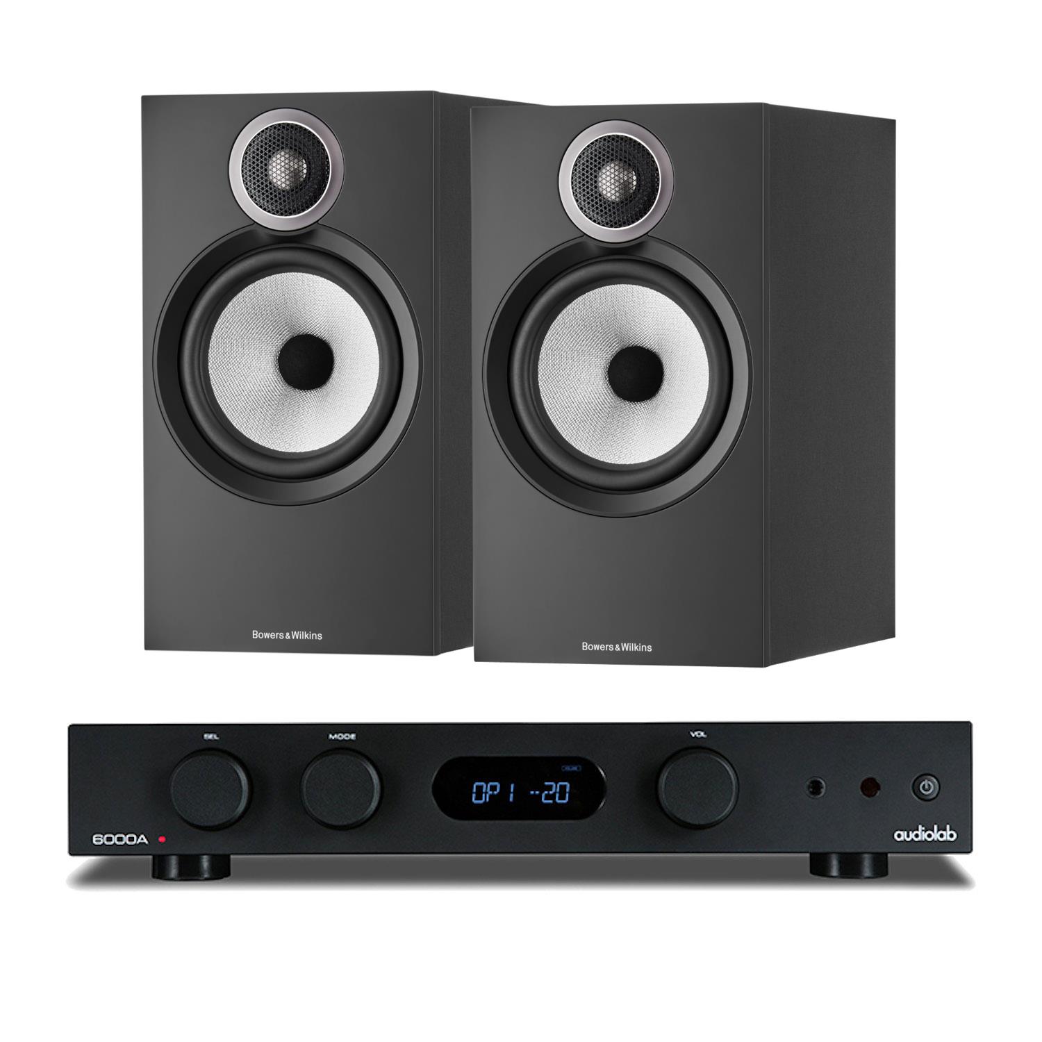 Audiolab 6000A MKII Amplifier  Bowers & Wilkins 606 S3 Speakers