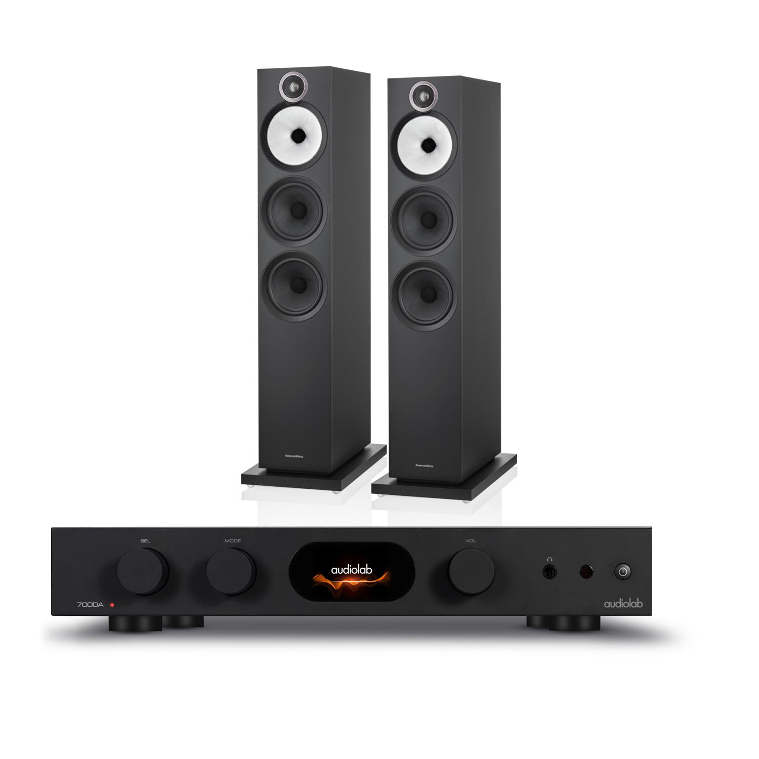 Audiolab 7000A Amplifier Bowers & Wilkins 603 3 Speakers