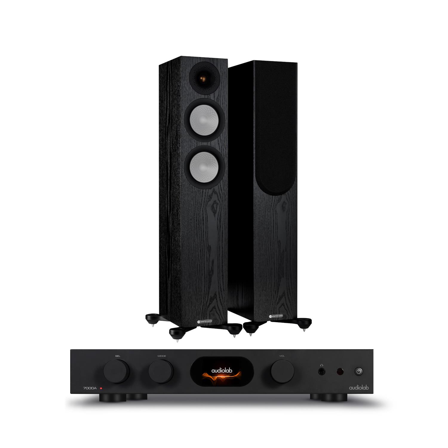 Audiolab 7000A Amplifier<br>Monitor Audio Silver 200 7G Speakers