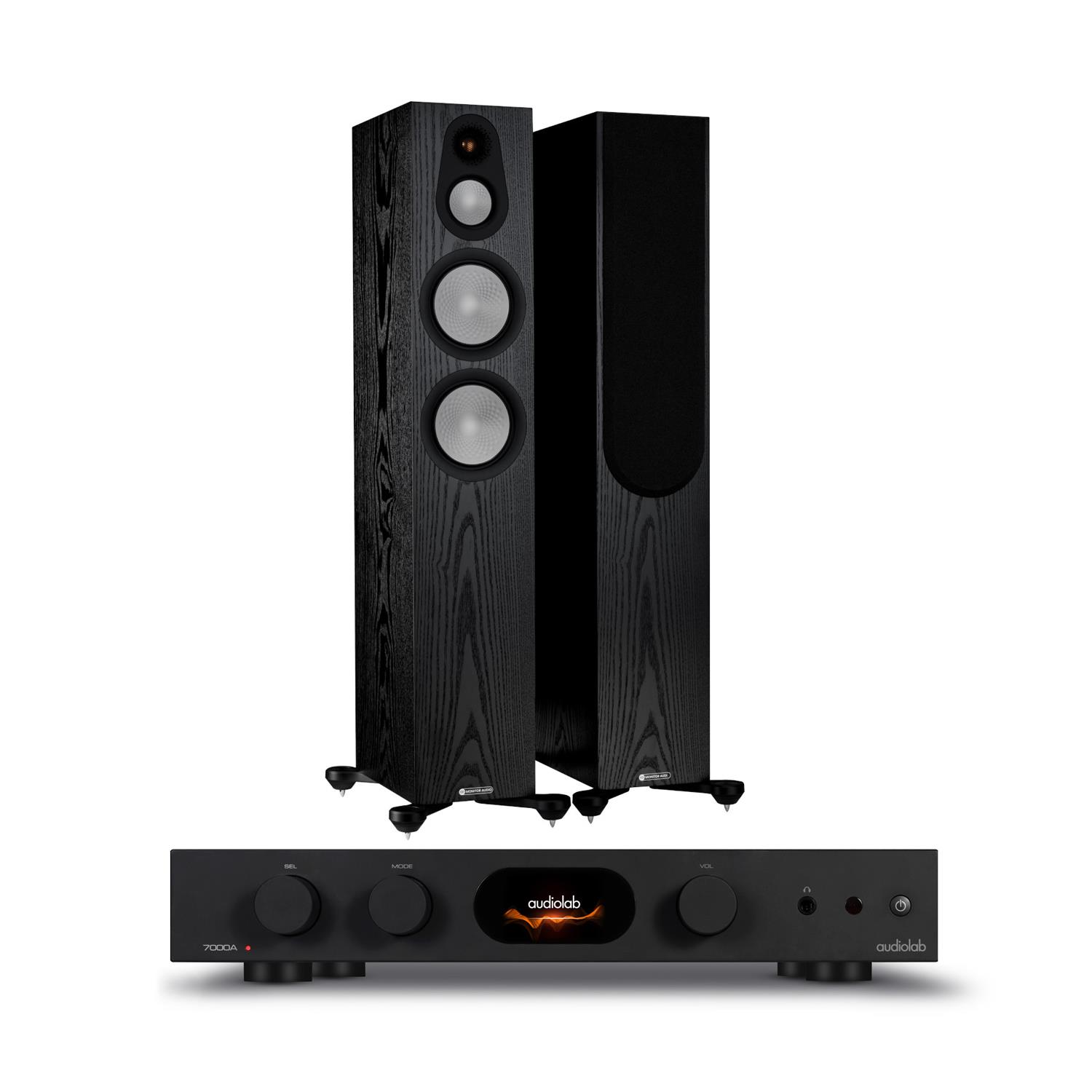 Audiolab 7000A Amplifier<br>Monitor Audio Silver 300 7G Speakers