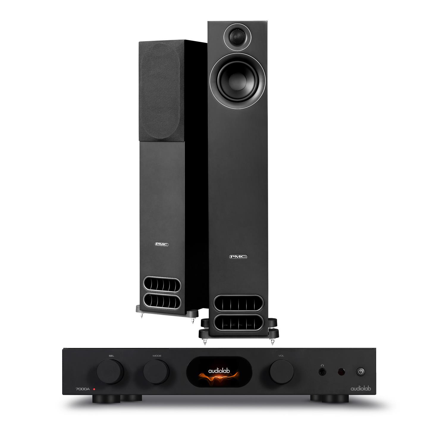 Audiolab 7000A Amplifier<br>PMC prodigy5 Speakers