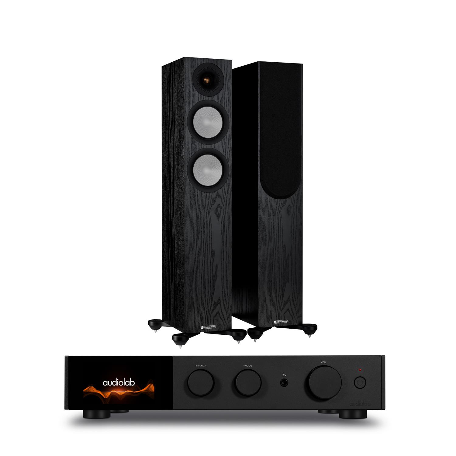 Audiolab 9000A Amplifier<br>Monitor Audio Silver 200 7G Speakers