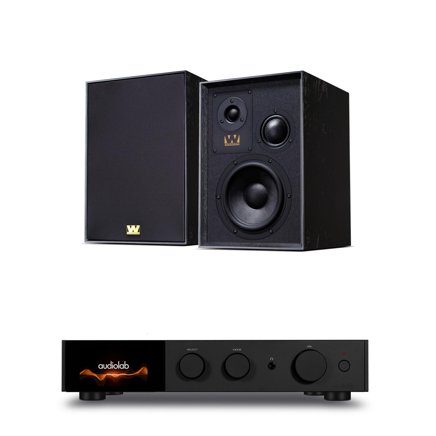 Audiolab 9000A Amplifier<br>Wharfedale Super Denton Speakers