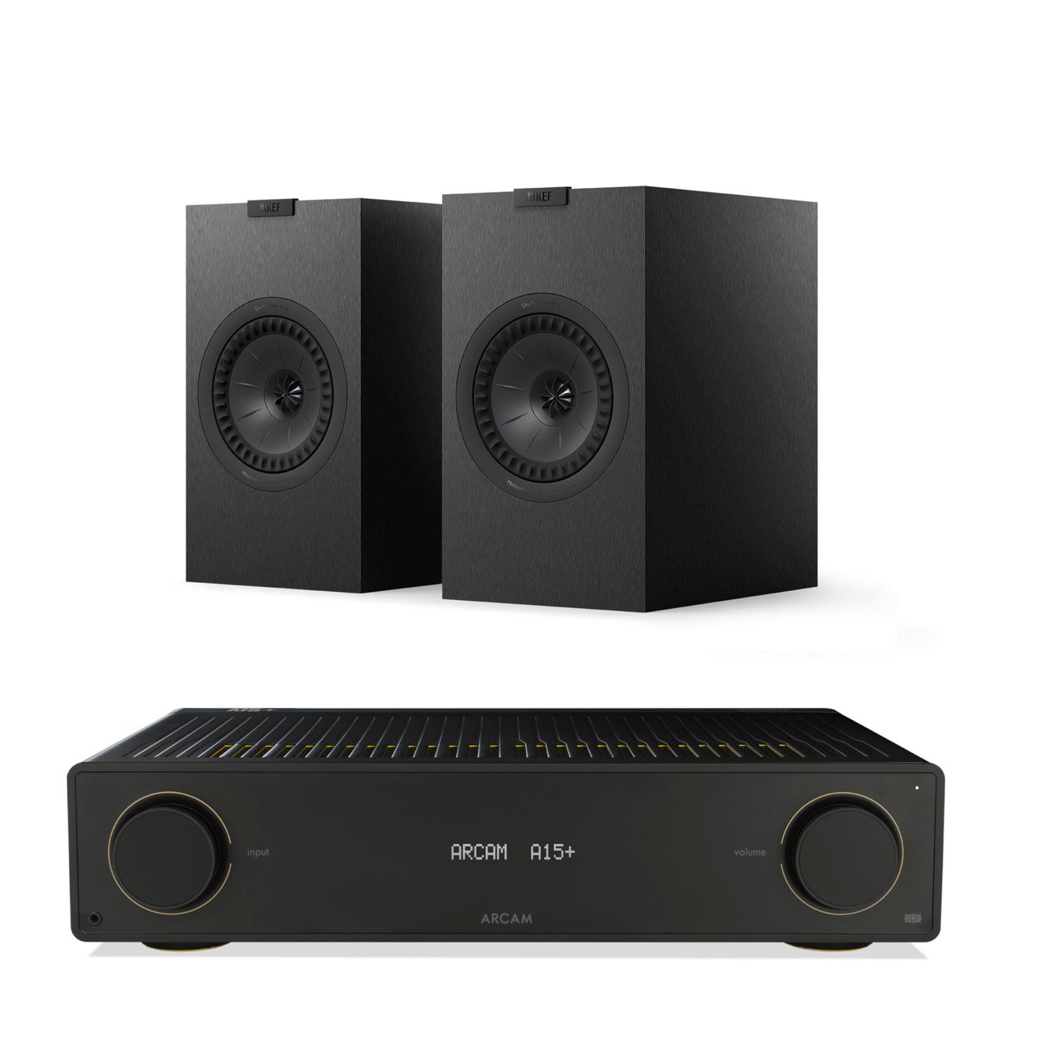 Arcam A15+ Amplifier<br>KEF Q3 Meta Speakers