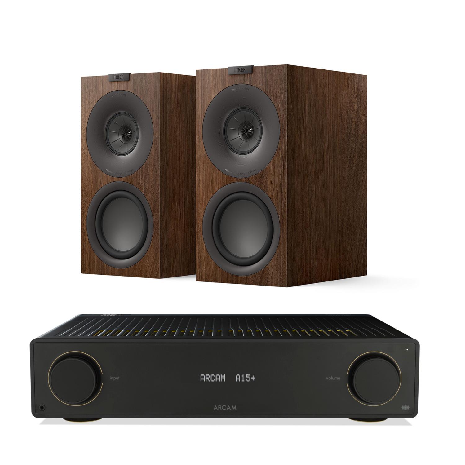 Arcam A15+ Amplifier<br>KEF Q Concerto Meta Speakers