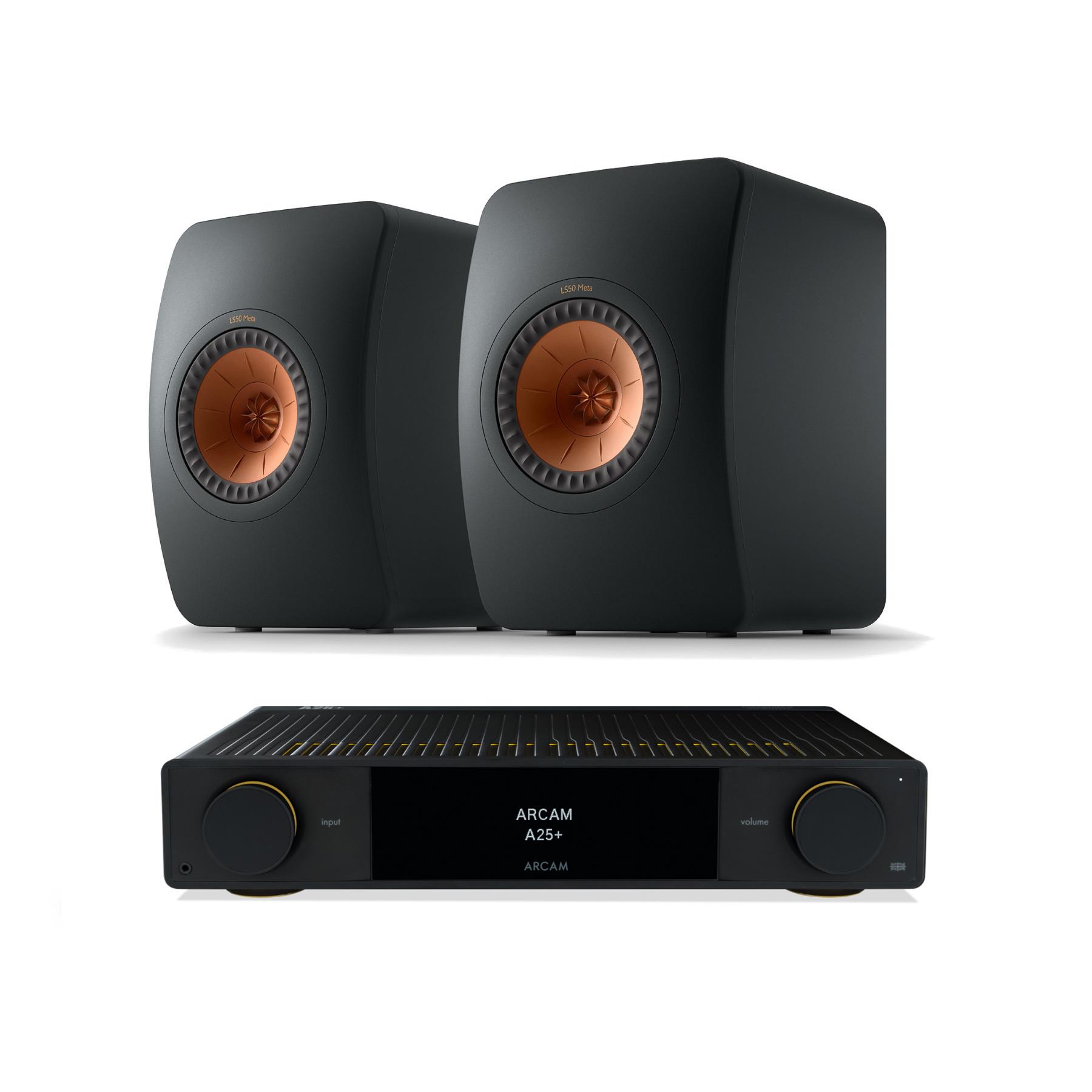 Arcam A25+ Amplifier<br>KEF LS50 Meta Speakers