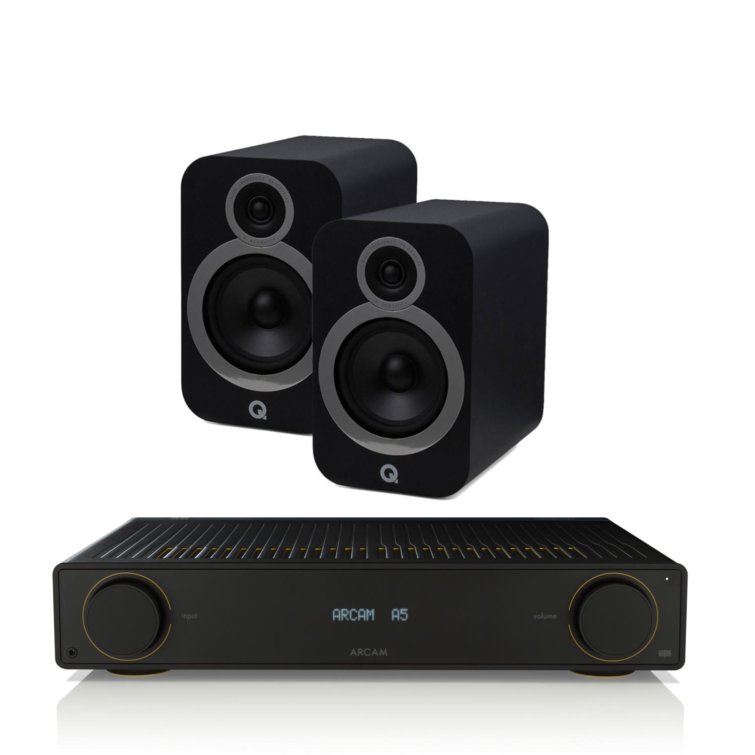Sevenoaks Sound and Vision Arcam A5 Amplifier Q Acoustics 3030i Speakers