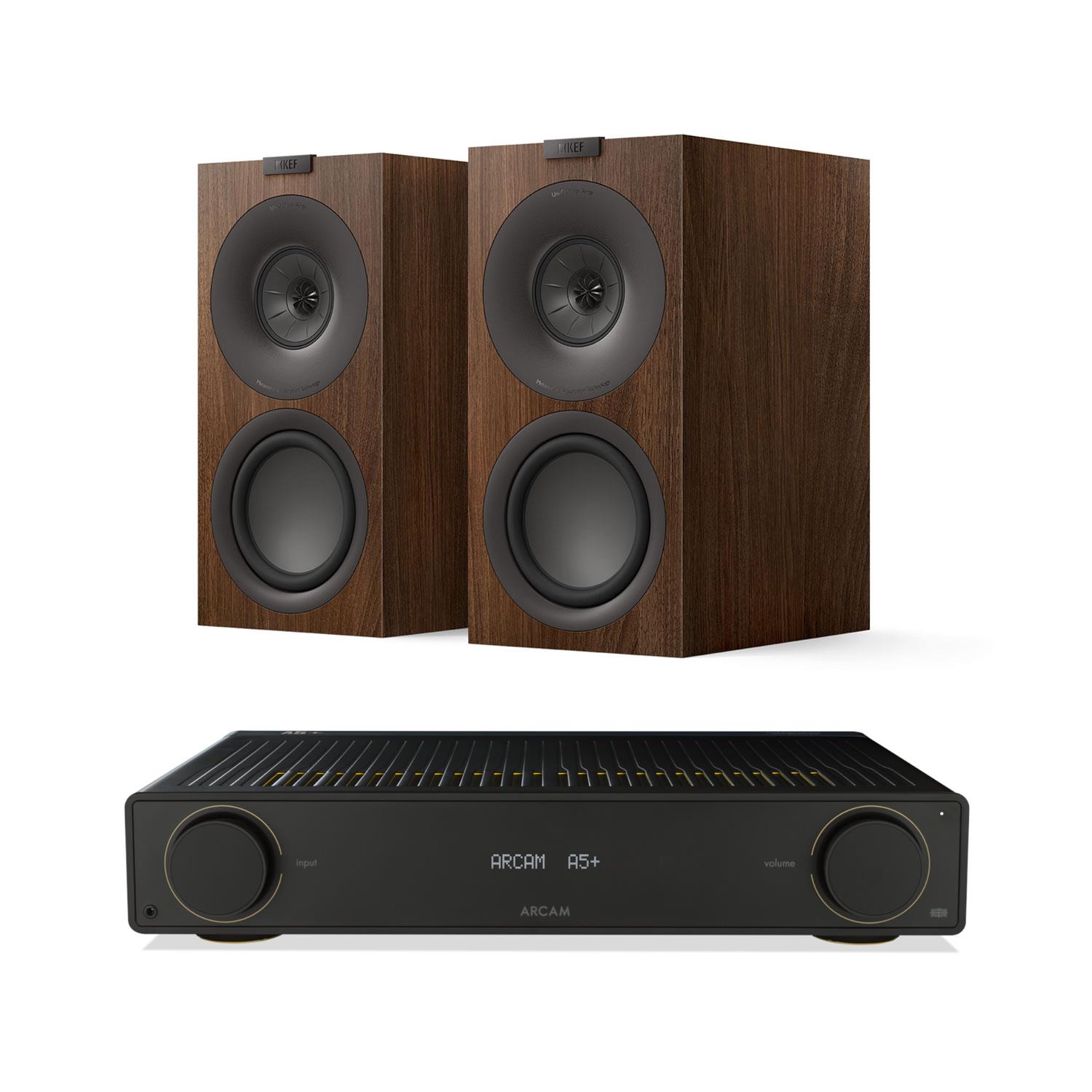 Arcam A5+ Amplifier<br>KEF Q Concerto Meta Speakers