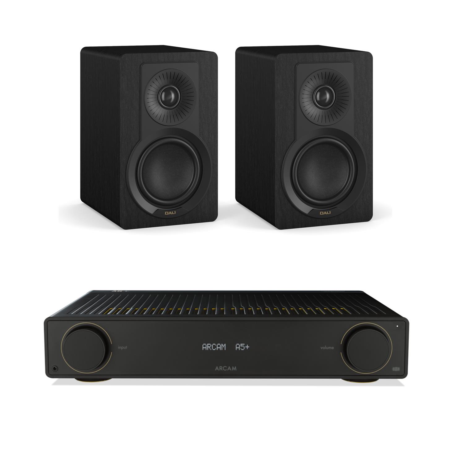 Arcam A5 + Amplifier<br>DALI KUPID Speakers