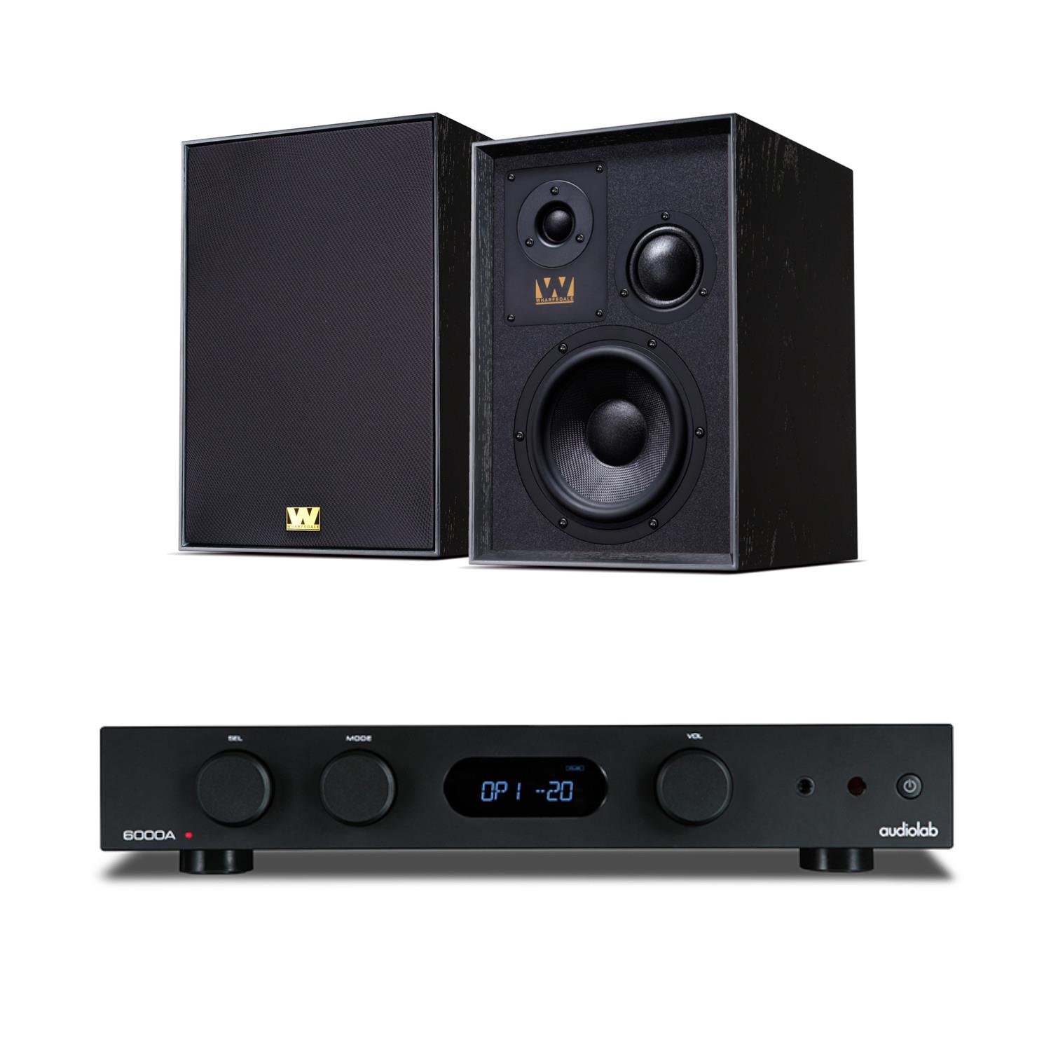 Audiolab 6000A MK II Amplifier<br>Wharfedale Super Denton Speakers