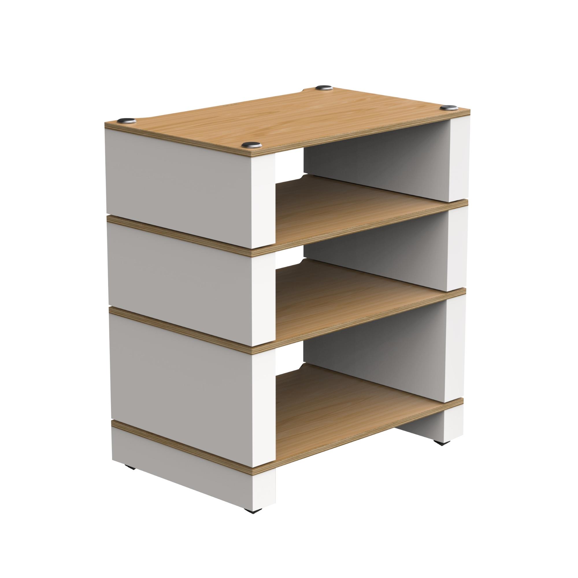 Blok STAX Collection 4 (Nat Ash/Satin White) Rack Component