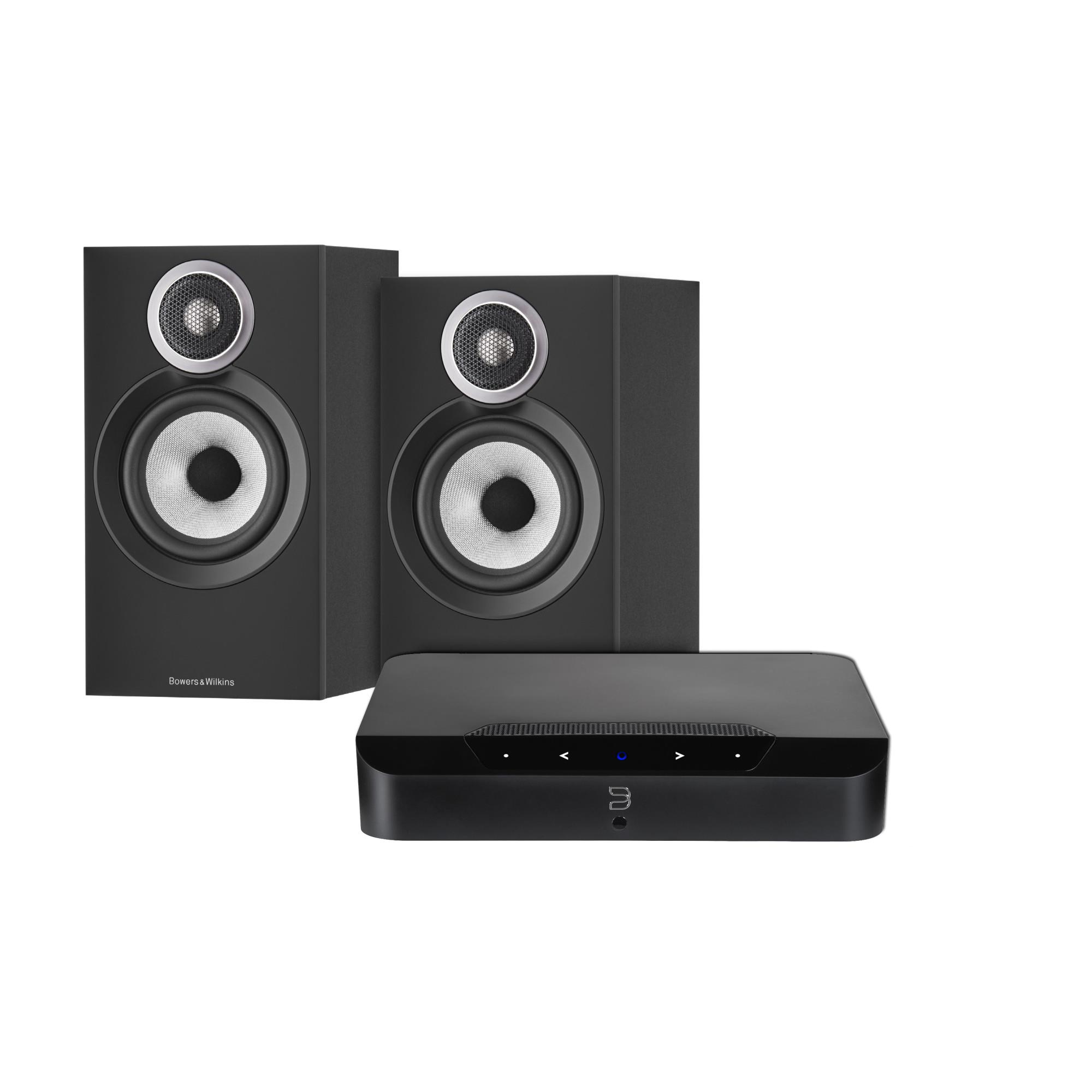 Bluesound POWERNODE EDGE<br>Bowers & Wilkins 607 S3 Speakers