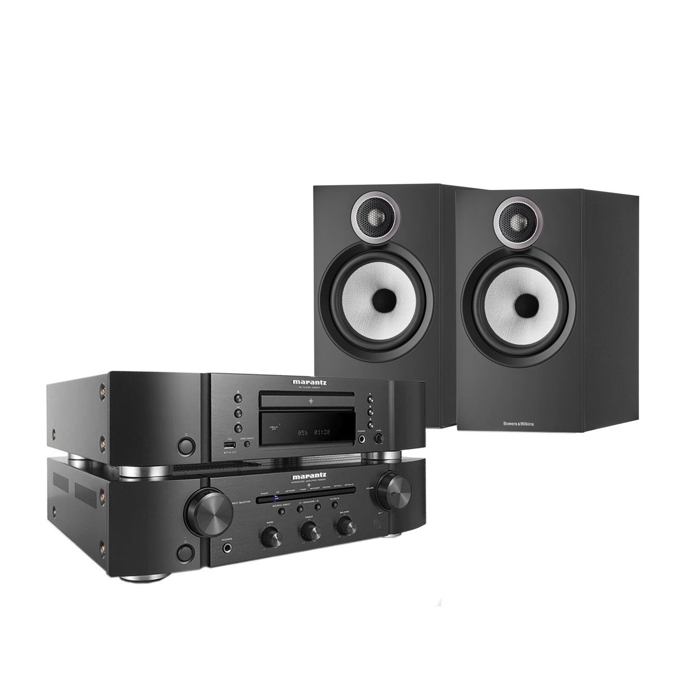 Marantz CD6007 CD Player<br>Marantz PM6007 Amplifier<br>Bowers & Wilkins 606 S3 Speakers