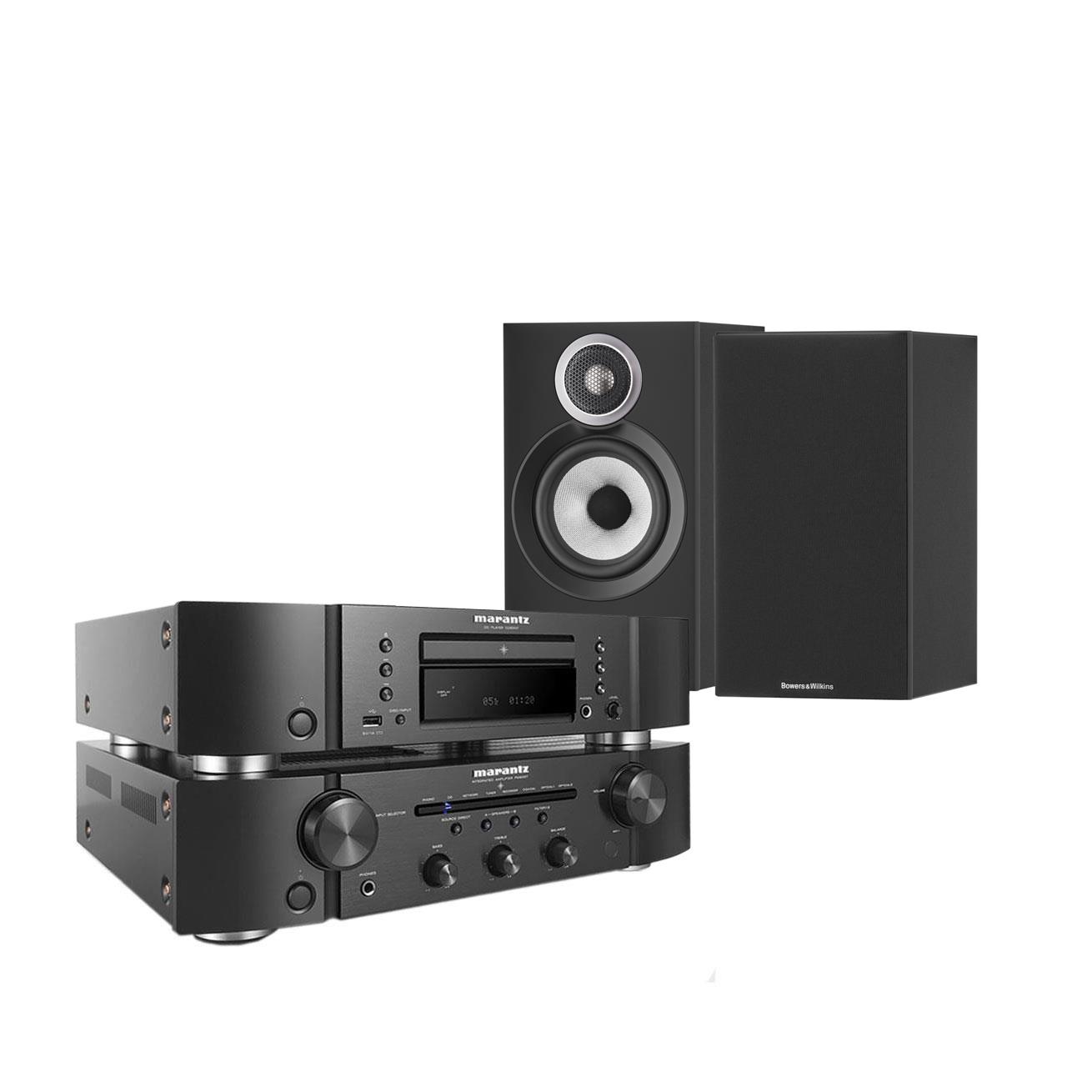 Marantz CD6007 CD Player<br>Marantz PM6007 Amplifier<br>Bowers & Wilkins 607 S3 Speakers
