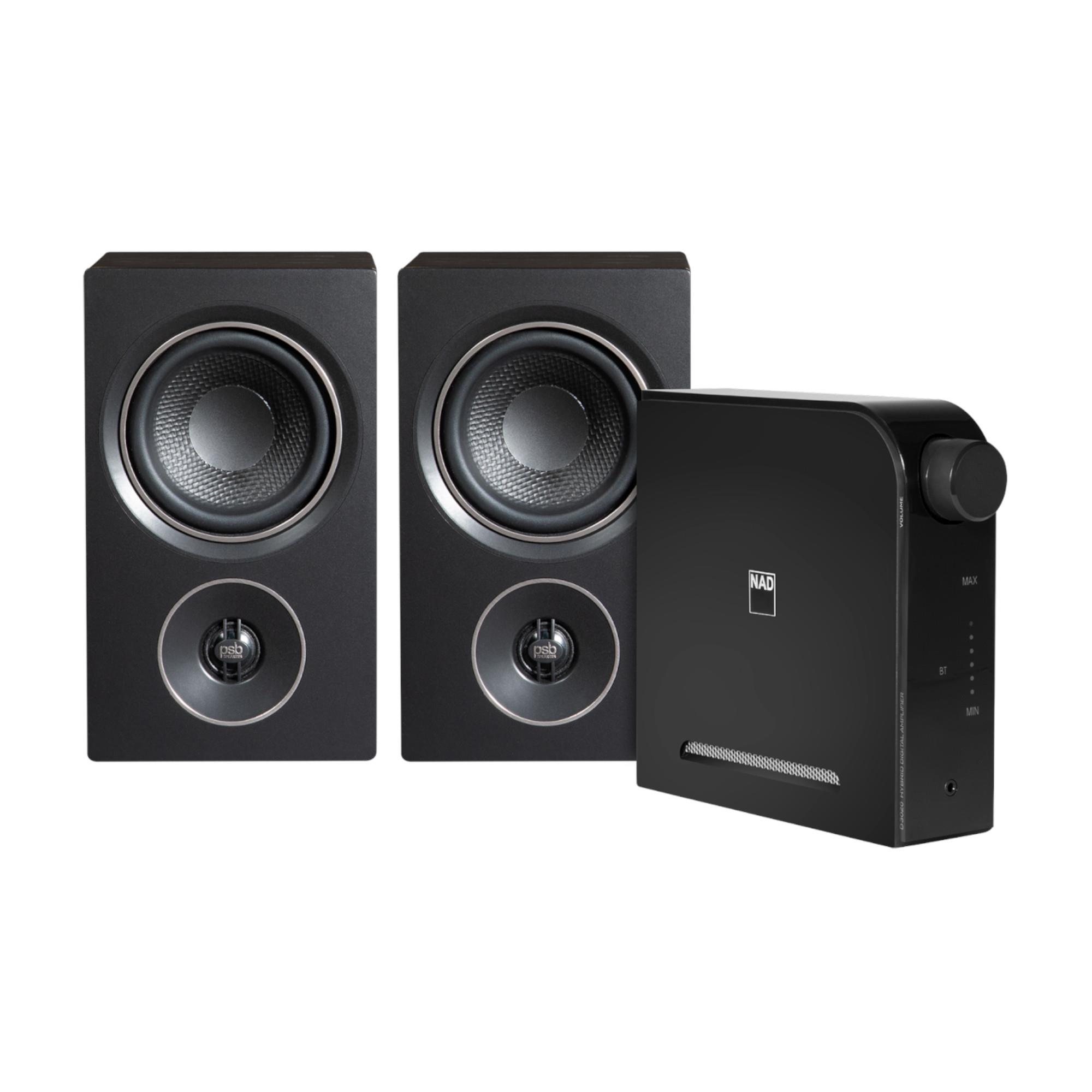 NAD D 3020v2<br>PSB Alpha P3 Speakers