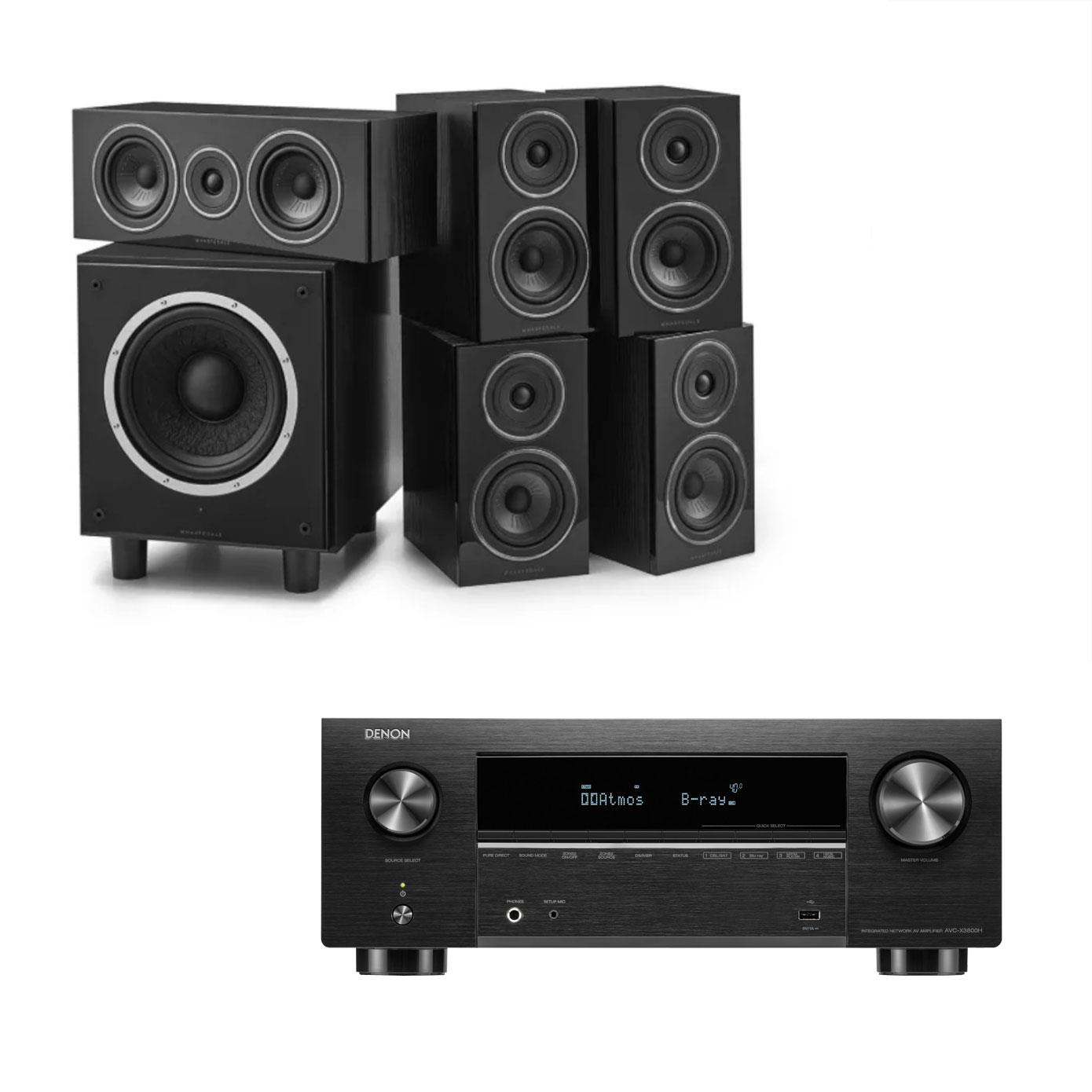 Denon AVC-X3800H AV Receiver<br>Wharfedale Diamond 12.1 Home Cinema Pack