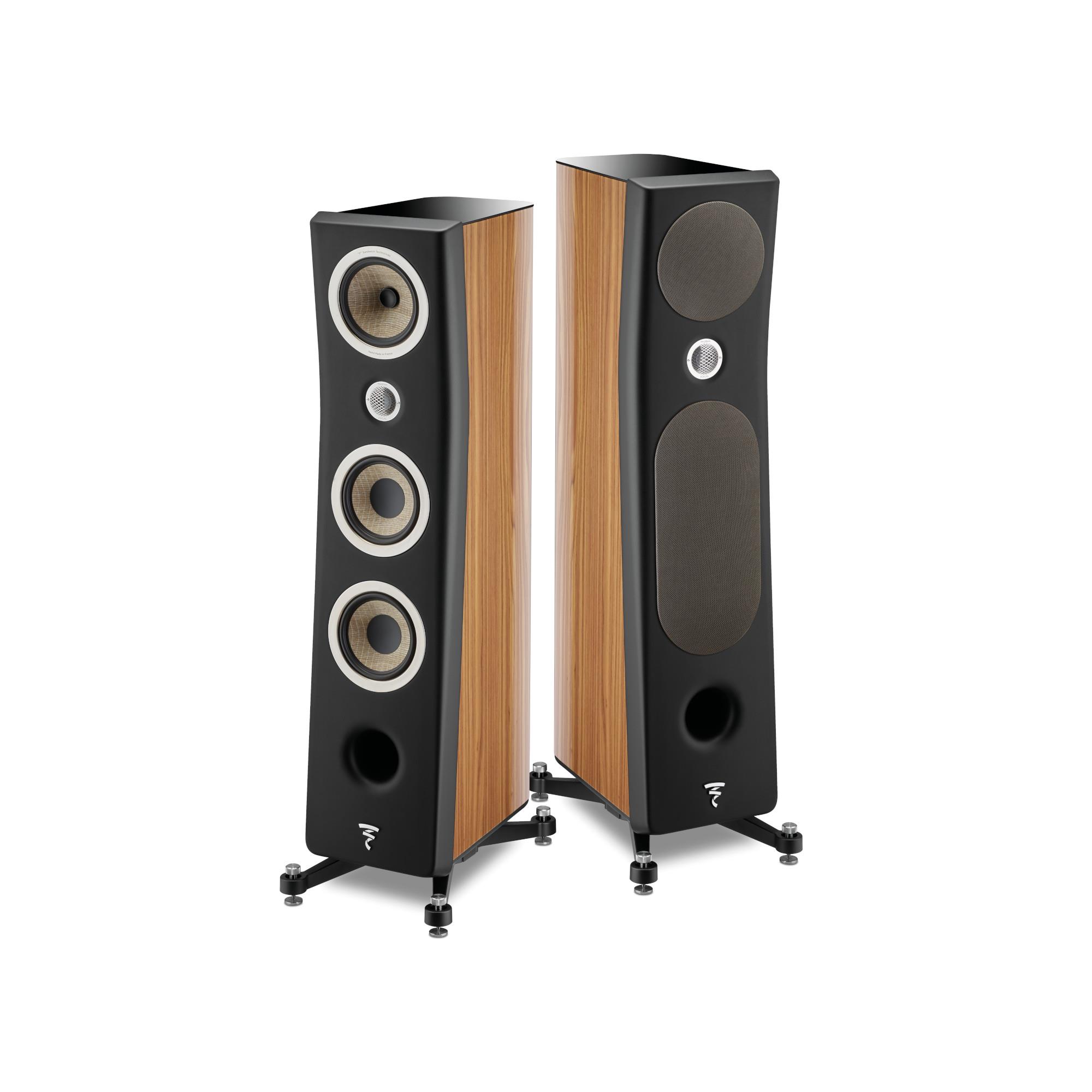 Focal Kanta No.2 (Black - Walnut Gloss)<br>Floorstanding Speakers