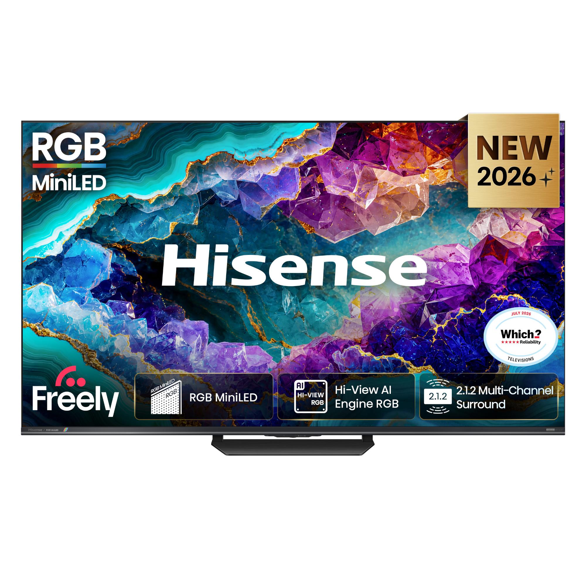 Hisense 75UR8STUK 75" 4K RGB MiniLED TV