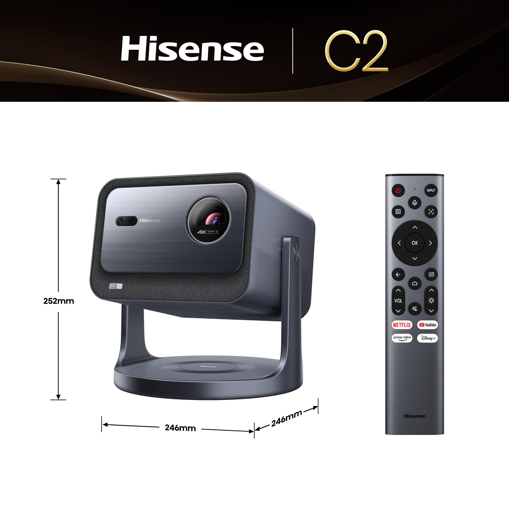 Hisense C2<br>4K DLP Laser Projector