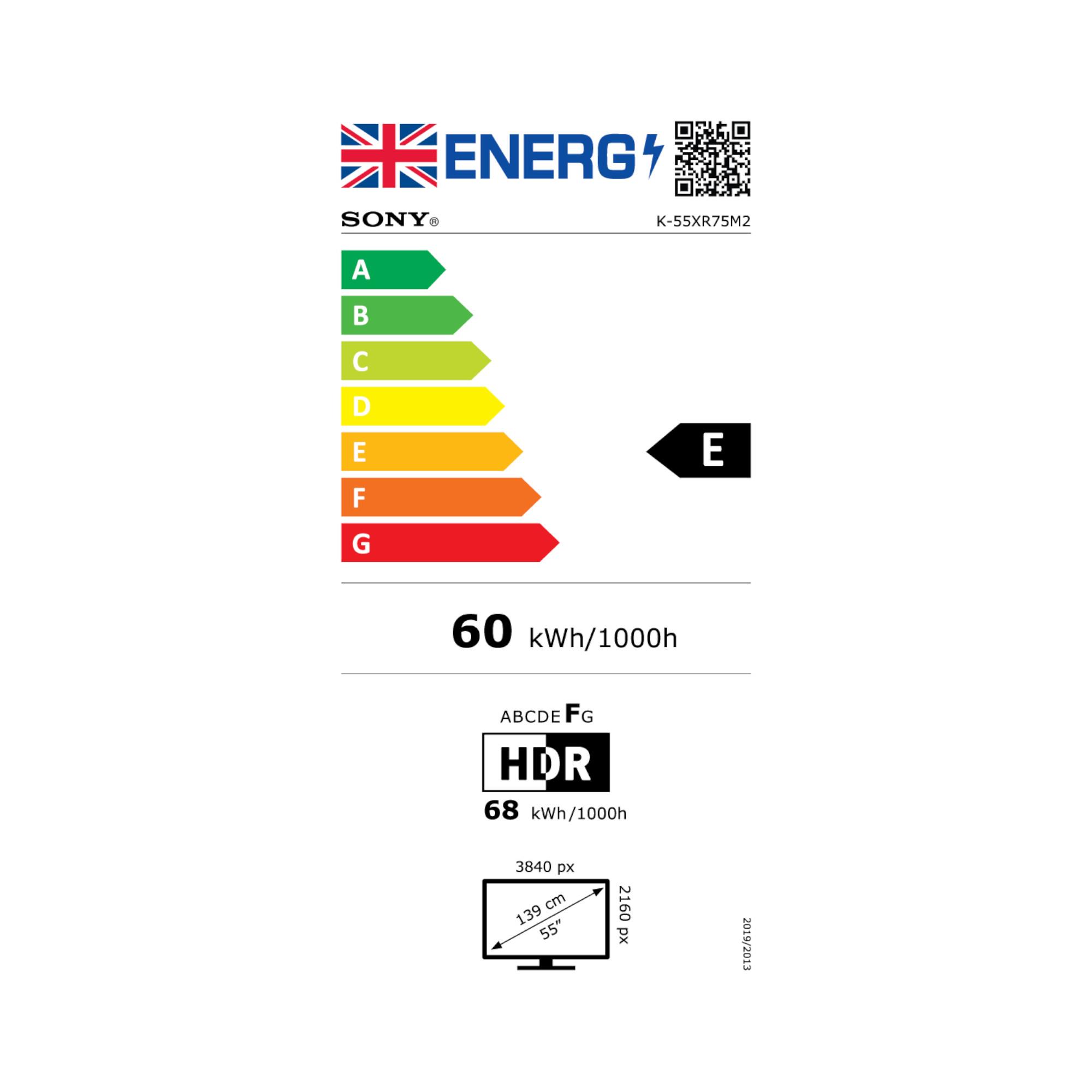 Sony BRAVIA 7 II K55XR75M2 55" 4K True RGB LED TV