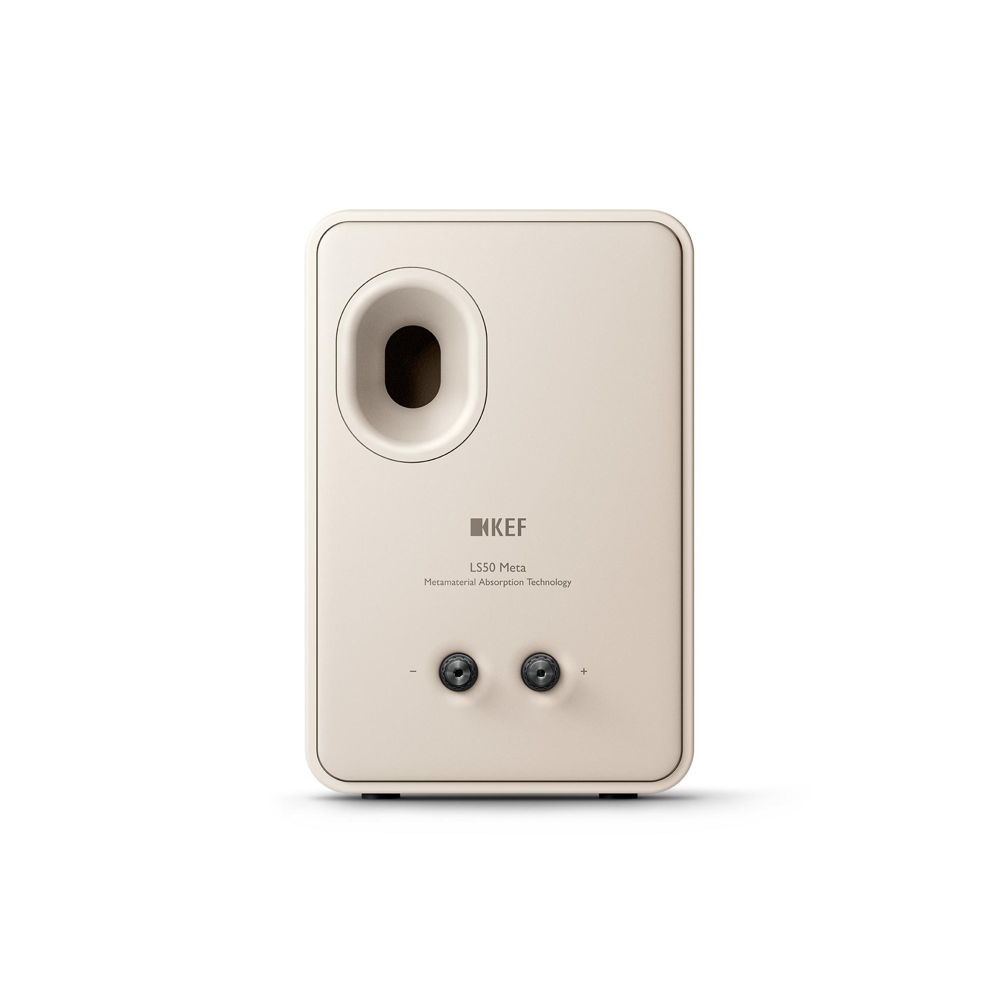KEF LS50 Meta Bookshelf Speakers (Sand Shell)