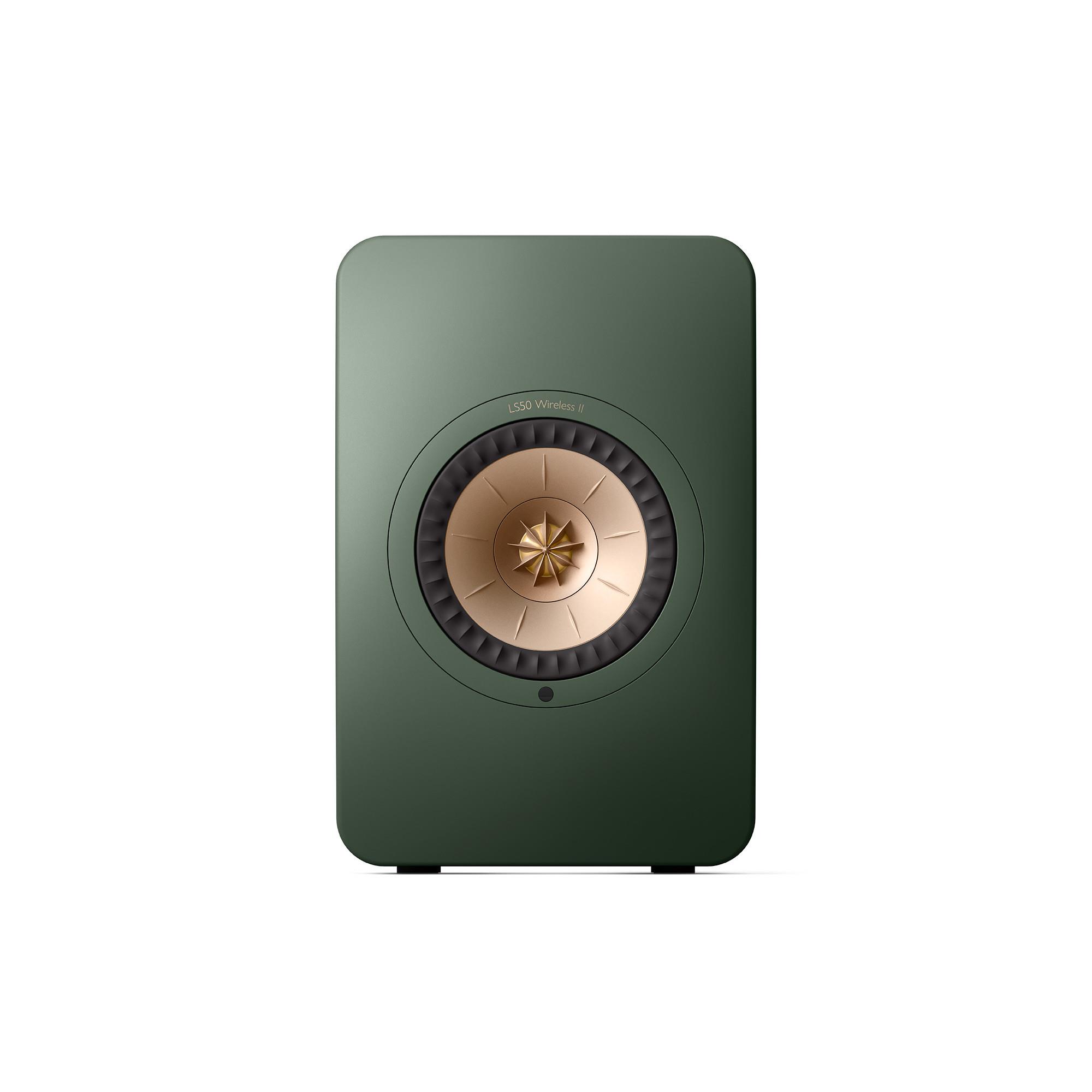 KEF LS50 Wireless II<br>Speakers (Moss Green)
