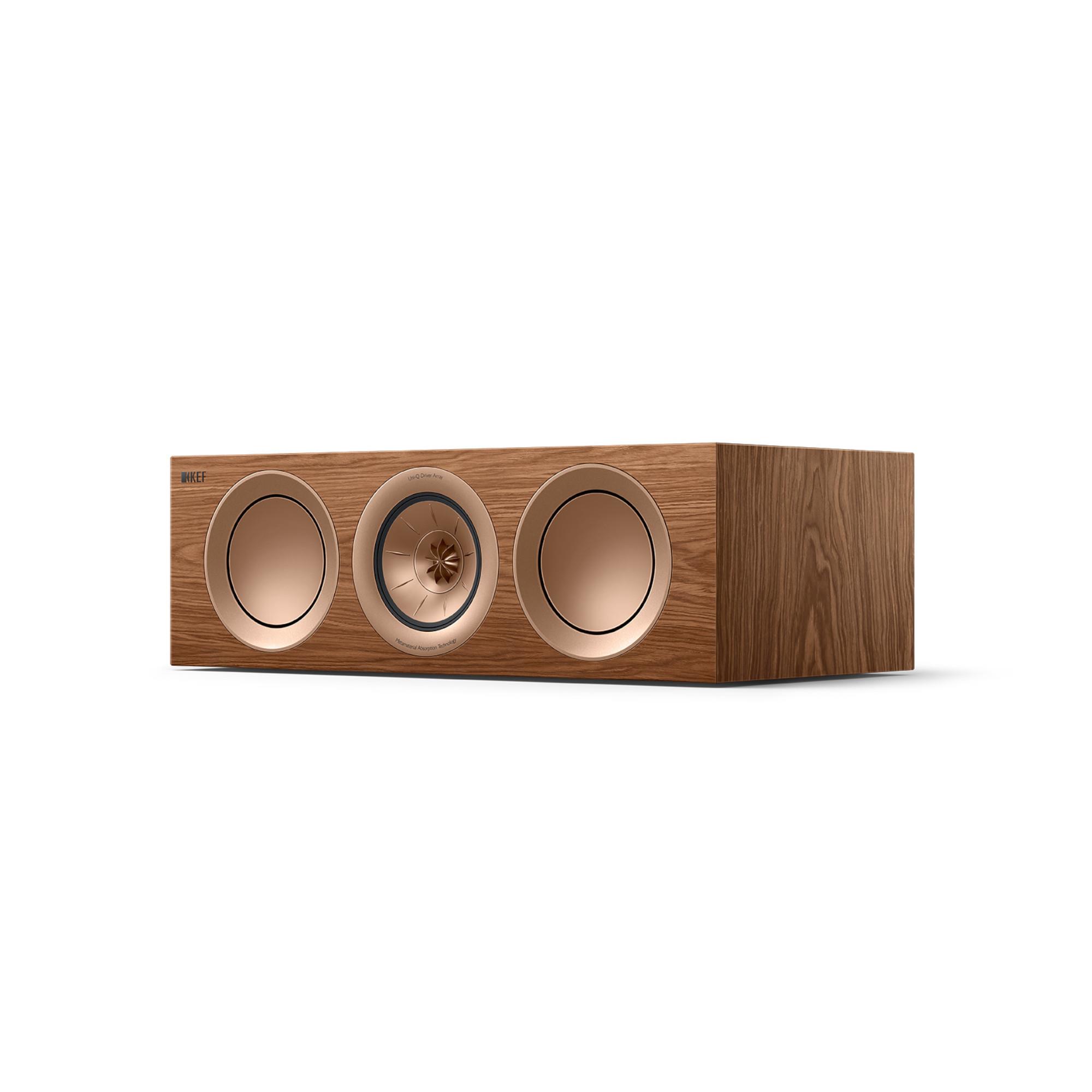 KEF R2c (Walnut) Centre Speaker