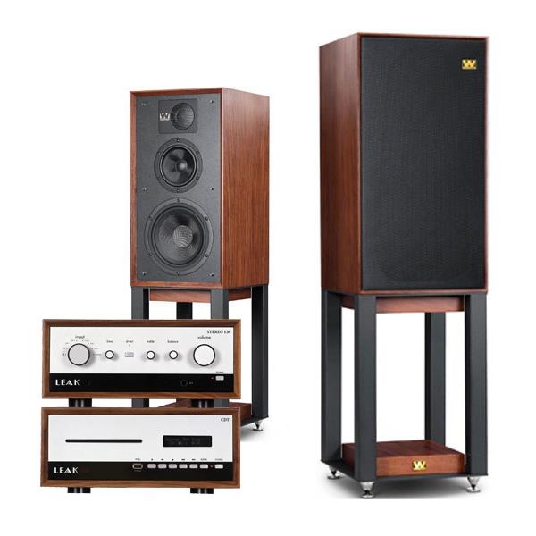 LEAK STEREO 130 / CDT<br>Wharfedale LINTON Heritage Speakers with Stands
