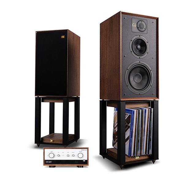 LEAK STEREO 130 (Walnut)<br>Wharfedale LINTON Heritage Speakers with Stands