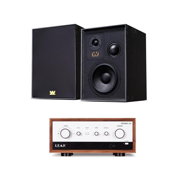 LEAK STEREO 130 (Walnut)<br>Wharfedale Super Denton Speakers