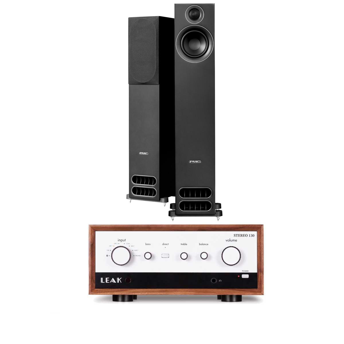 LEAK STEREO 130 (Walnut) Amplifier<br>PMC prodigy5 Speakers