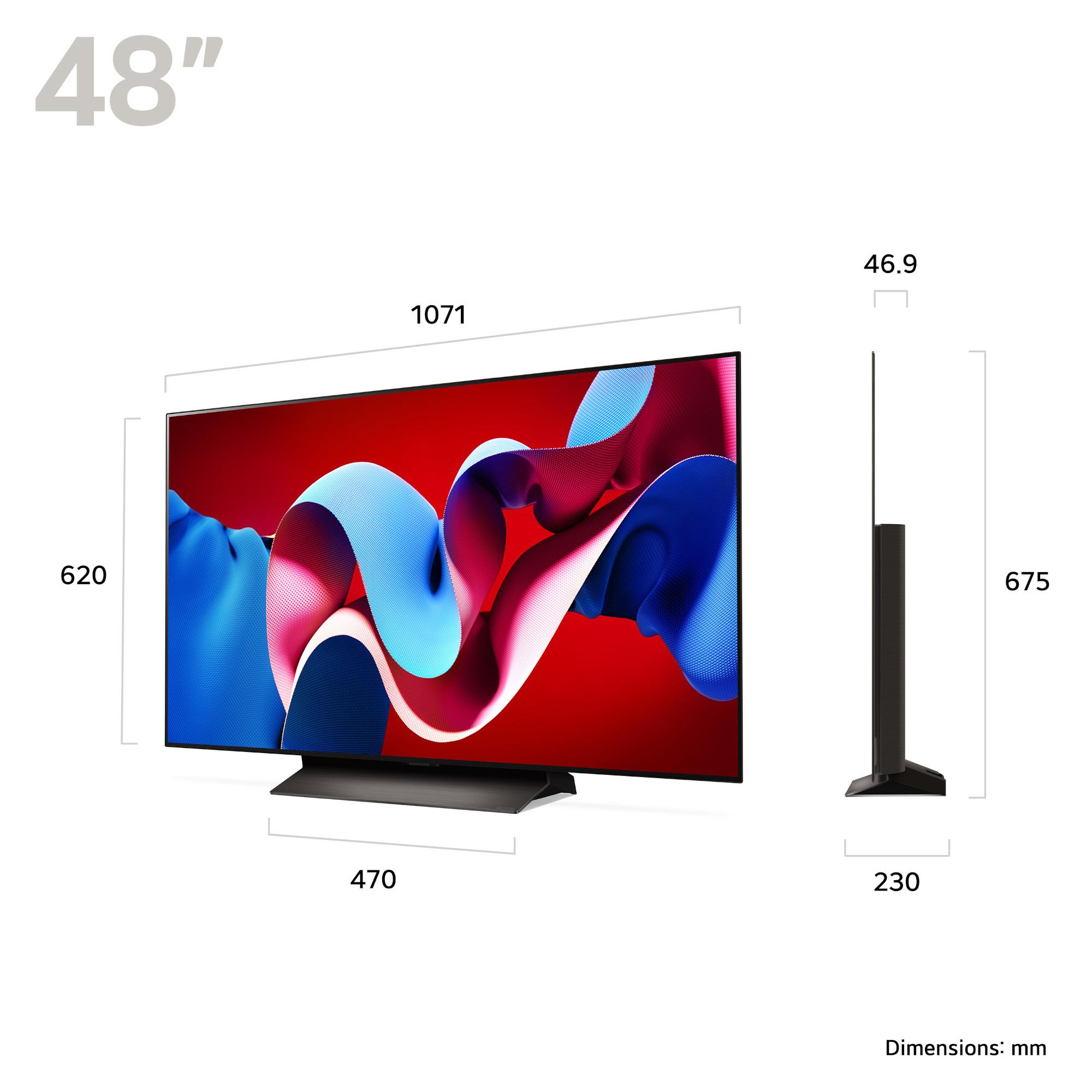 LG C4 Series OLED48C46LA 48" 4K UHD Smart OLED TV Sevenoaks Sound and Vision