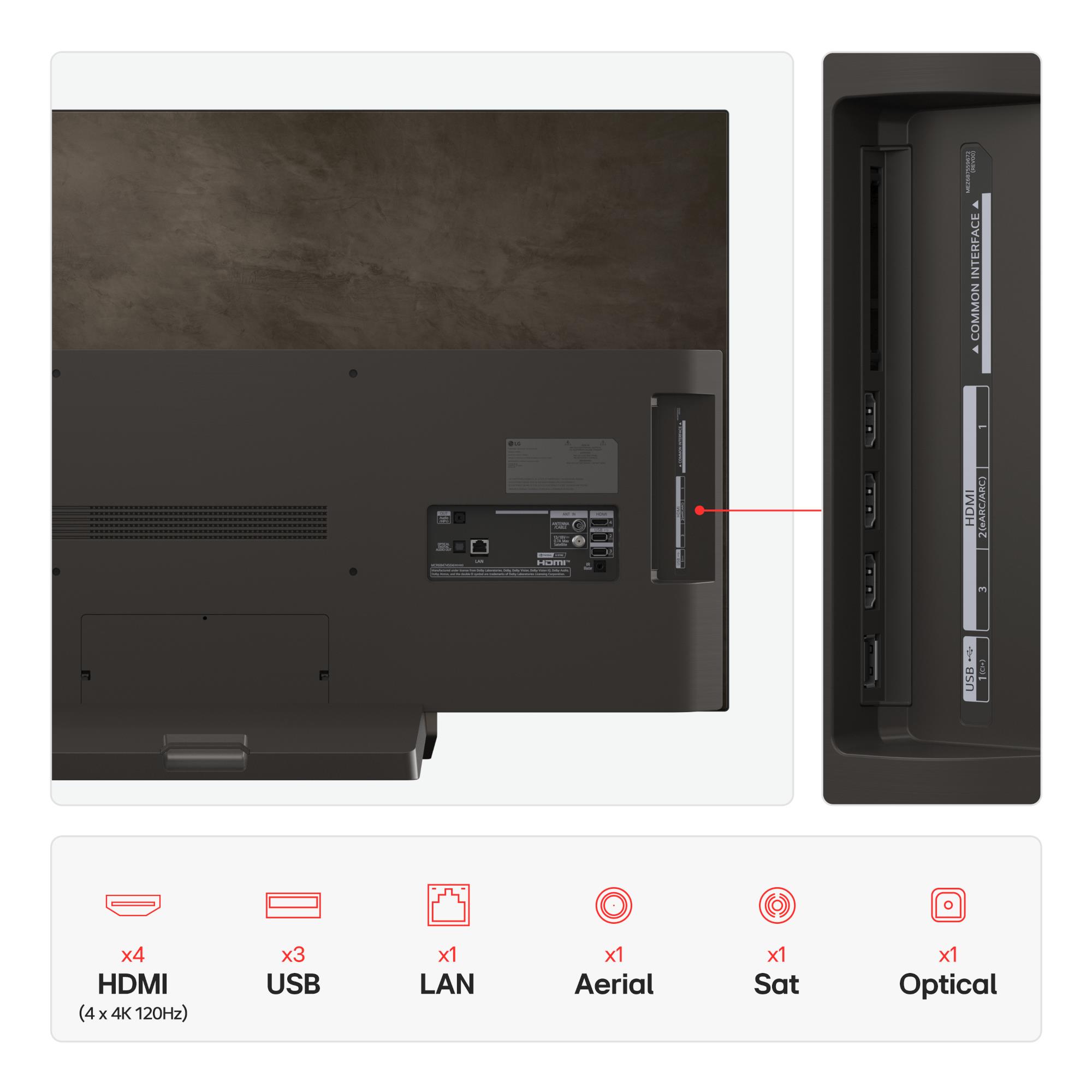LG C5 Series OLED48C56LB<br>48" 4K OLED evo AI Smart TV