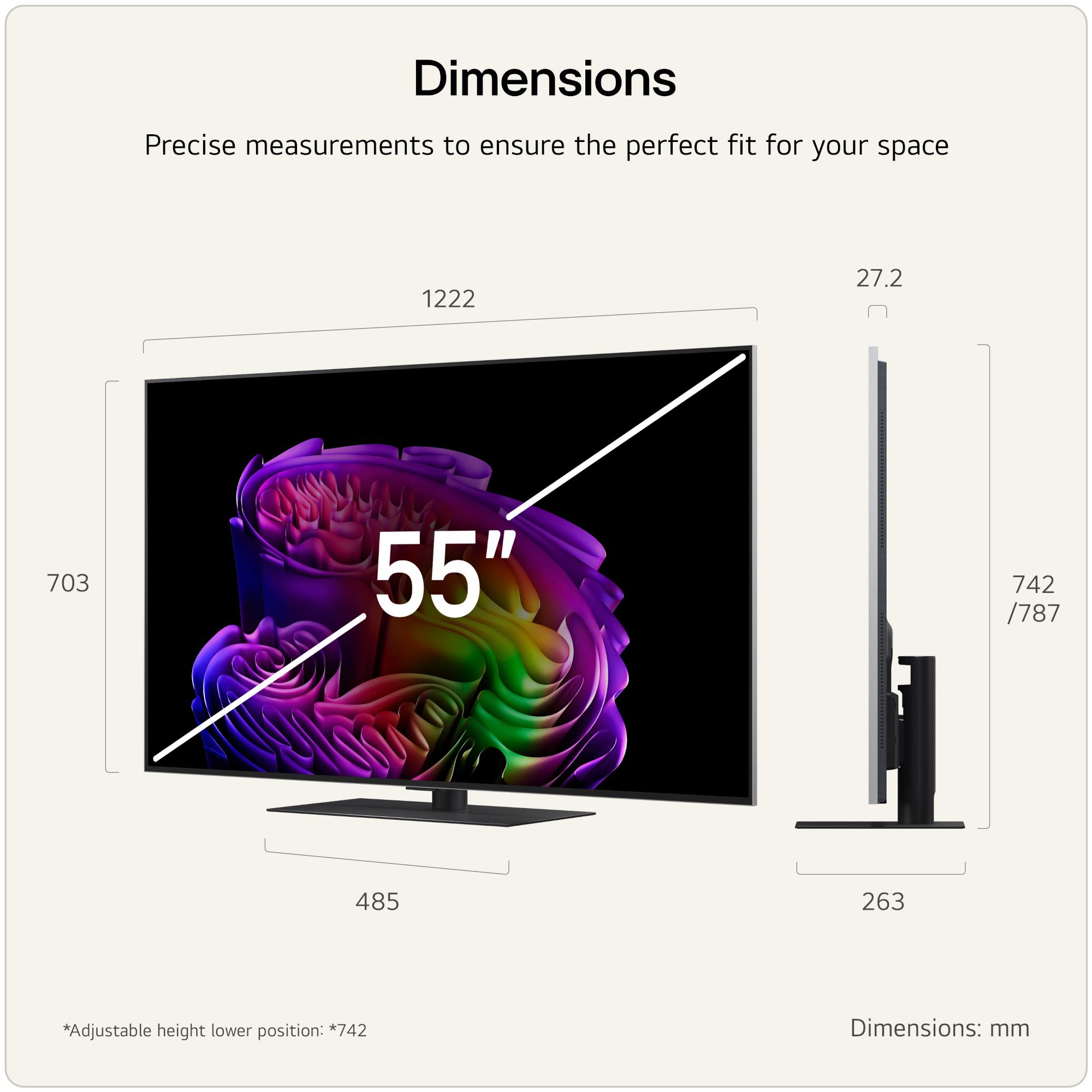 LG G6 Series OLED55G66LS 55" 4K OLED evo AI Smart TV