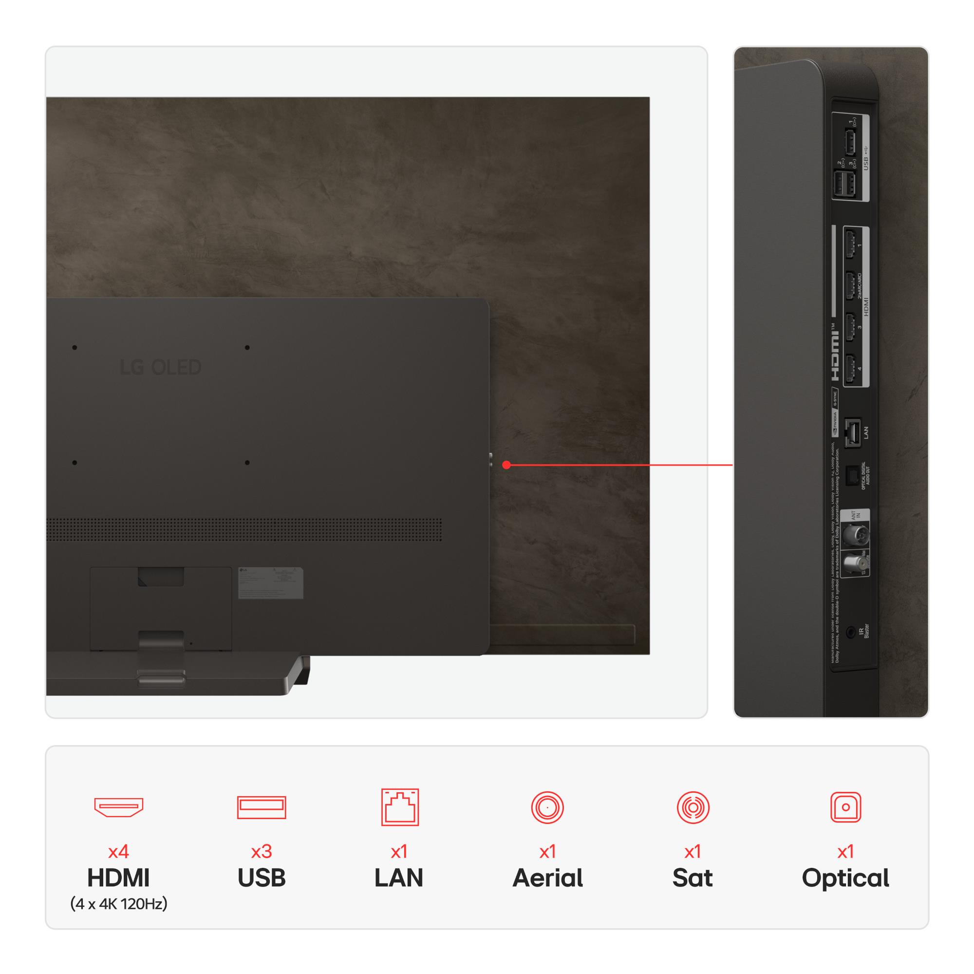 LG C5 Series OLED77C56LB<br>77" 4K OLED evo AI Smart TV