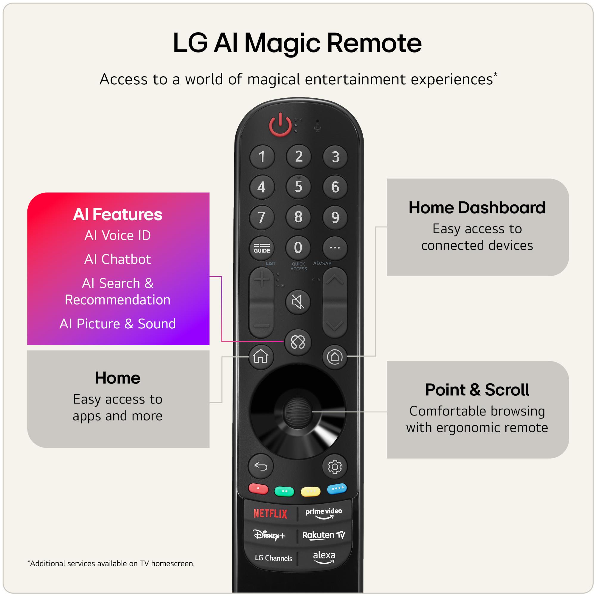 LG W6 Series OLED77W69LA 77" 4K OLED evo AI Smart TV