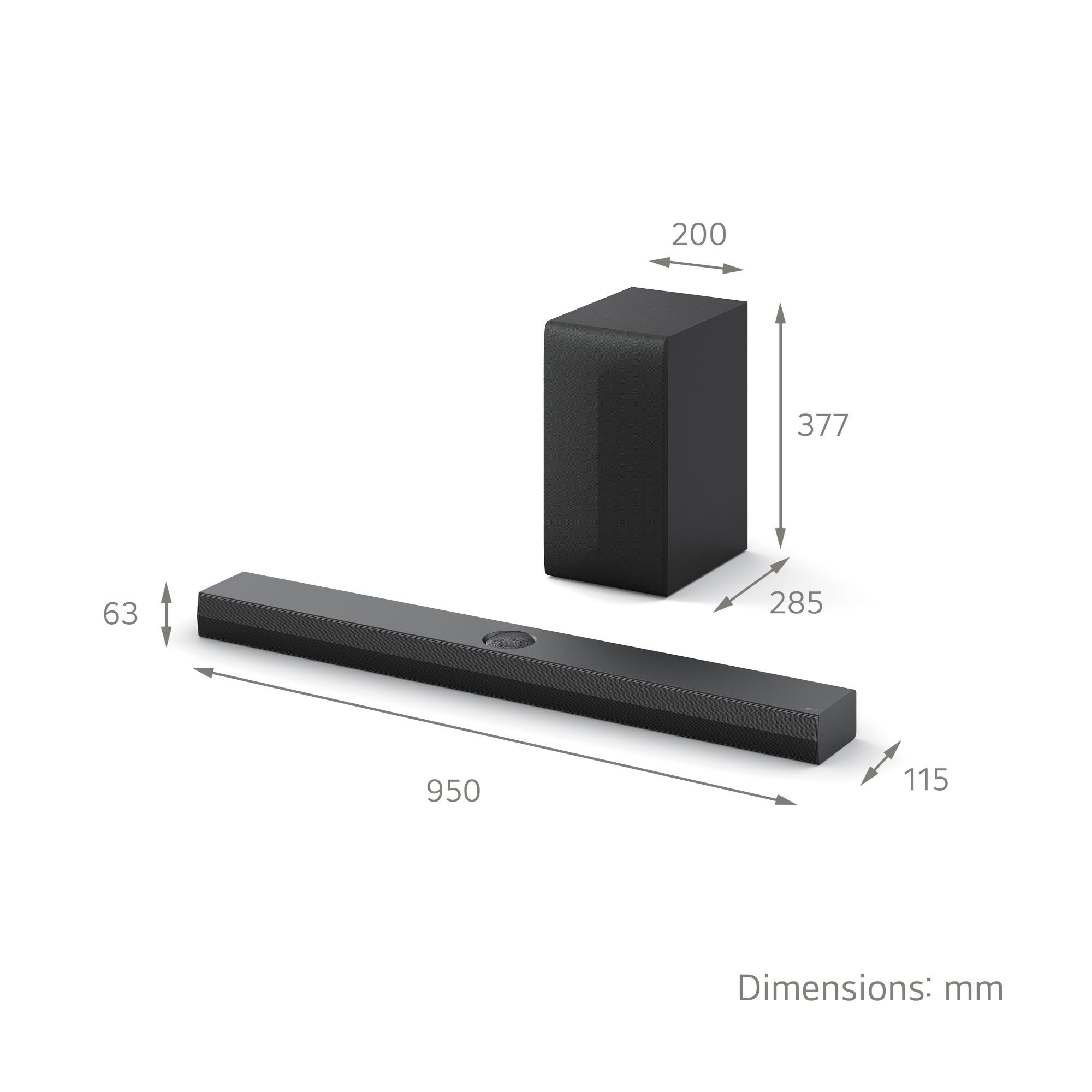 LG US70TY<br>Dolby Atmos Soundbar/Sub