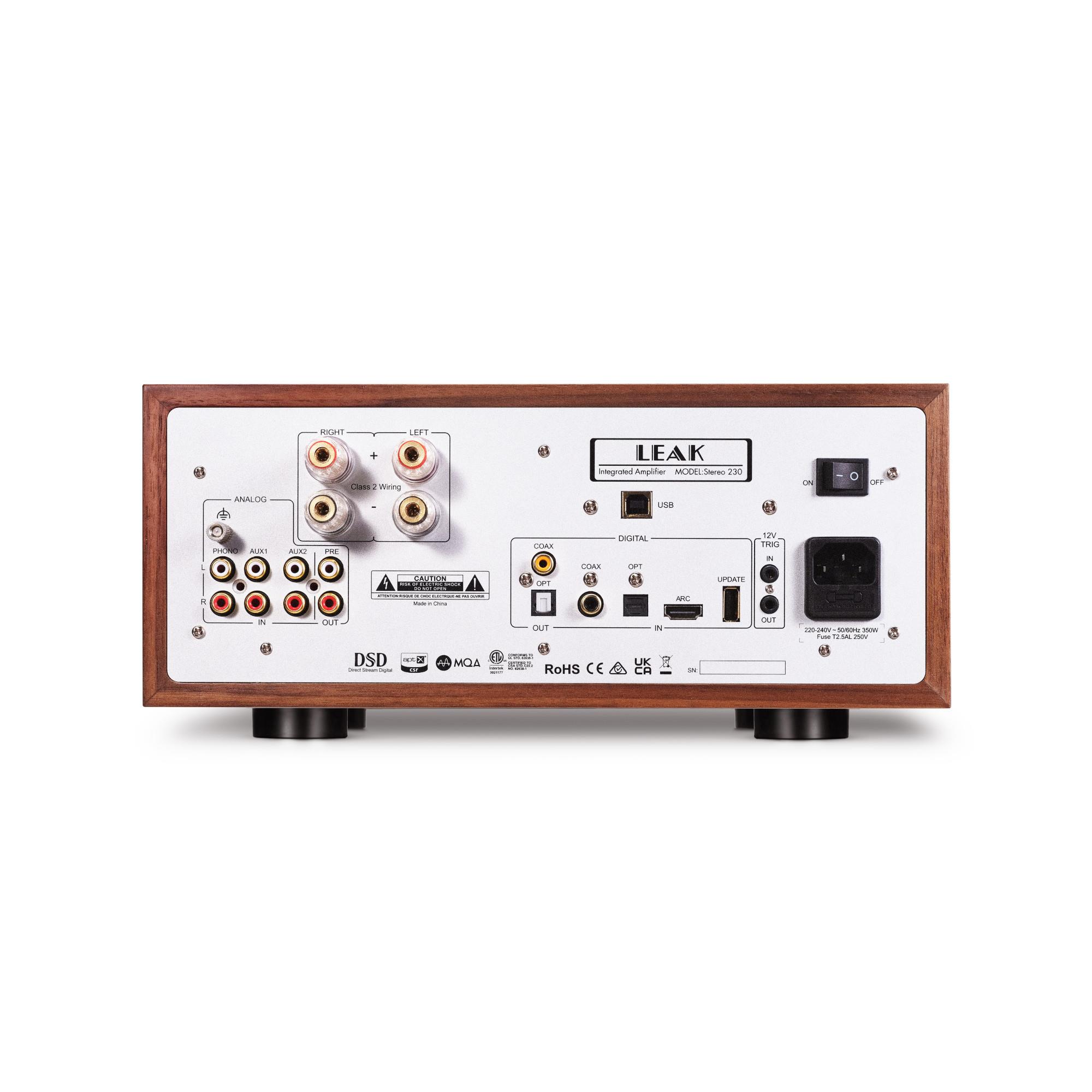 LEAK STEREO 230 (Walnut)<br>Integrated Amplifier 