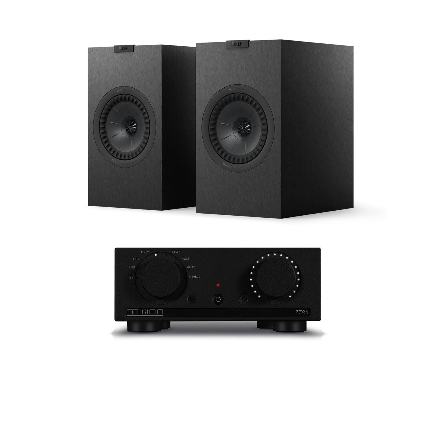 Mission 778X Amplifier<br>KEF Q3 Meta Speakers