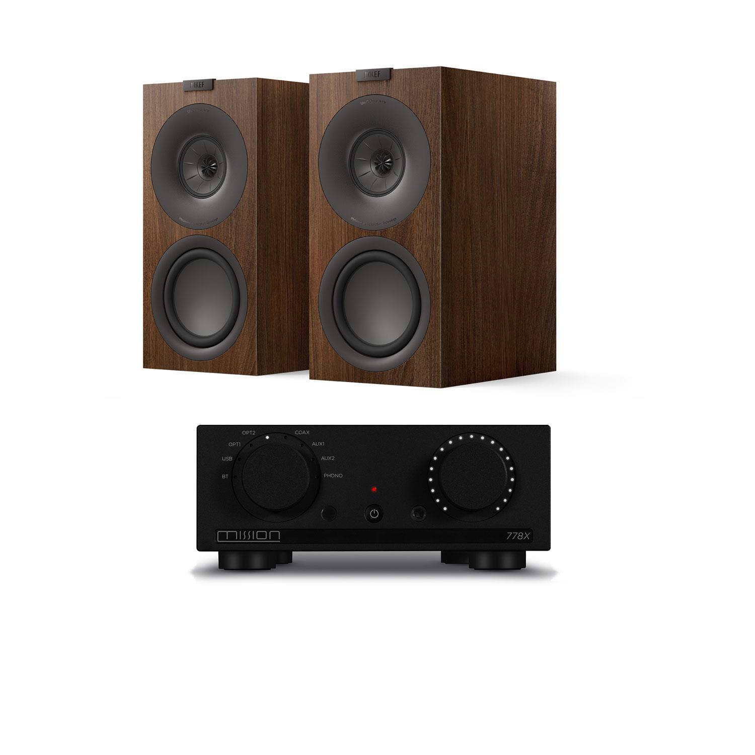 Mission 778X Amplifier<br>KEF Q Concerto Meta Speakers