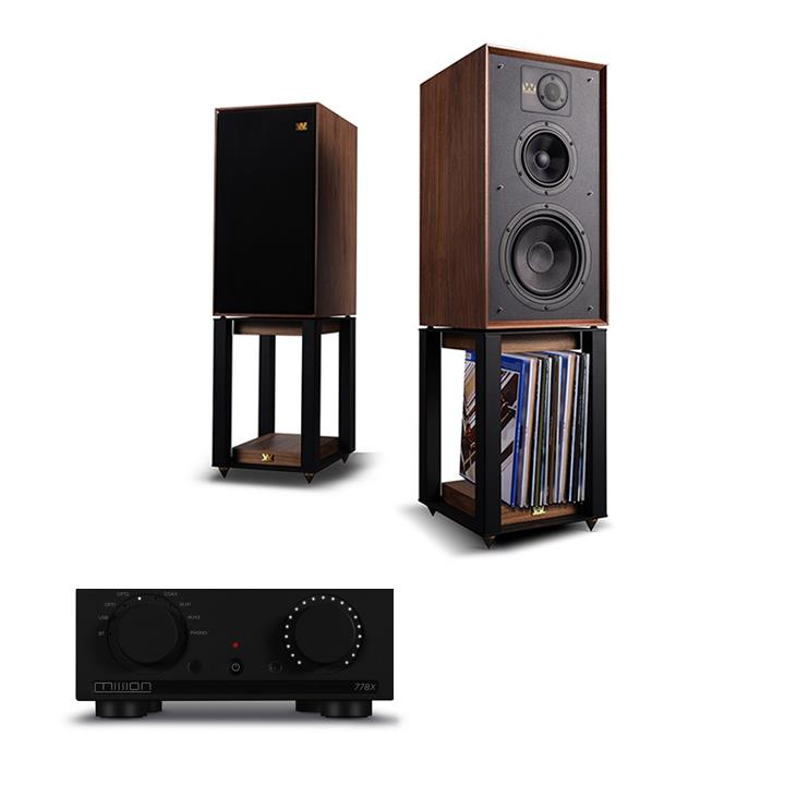 Mission 778X Amplifier<br>Wharfedale LINTON Heritage Speakers (inc stands)