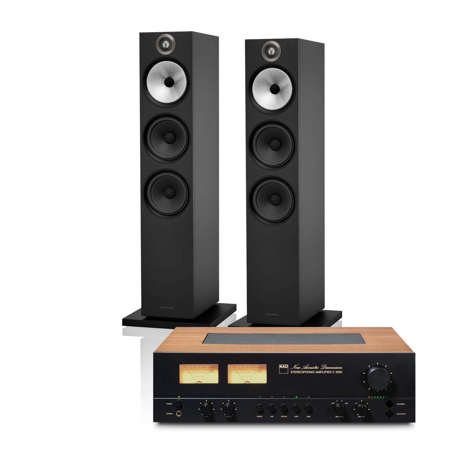 NAD C 3050 Amplifier Bowers & Wilkins 603 S3 Speakers