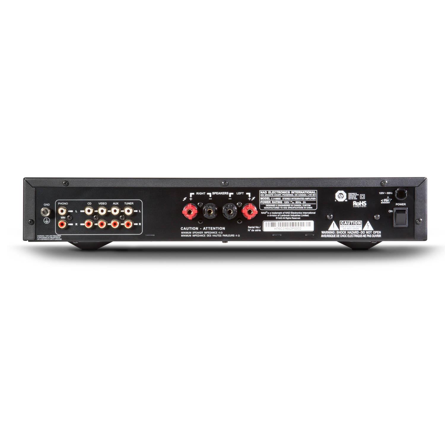 NAD C 316BEE V2<br>Integrated Amplifier